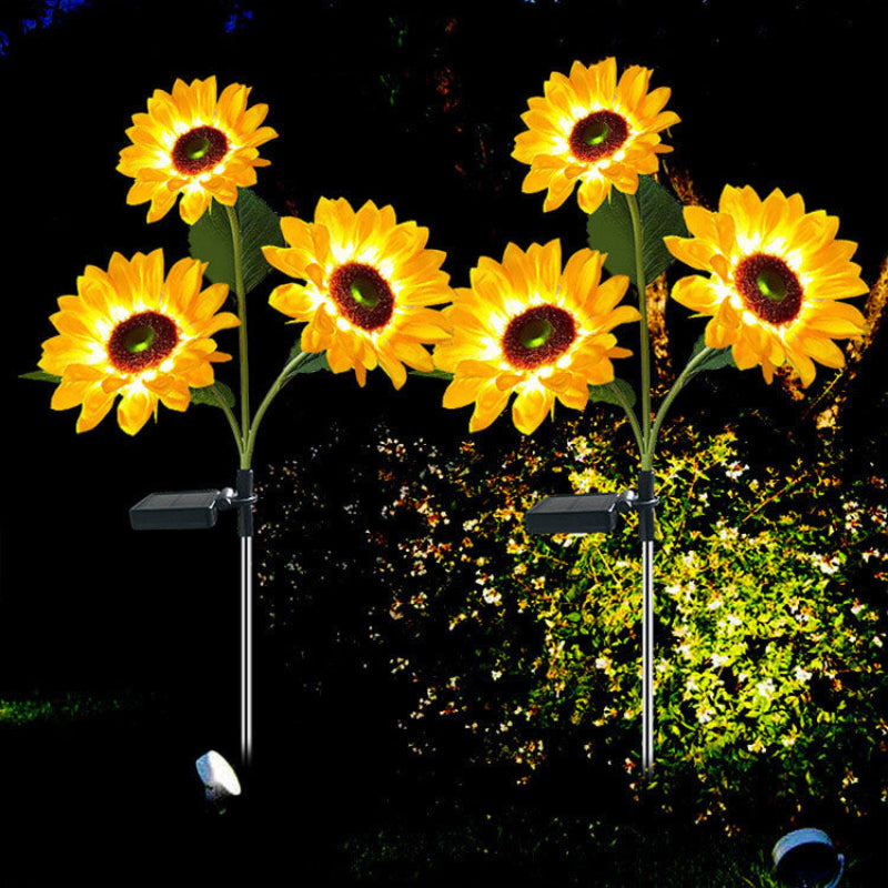Éclairez votre jardin avec des tournesols solaires