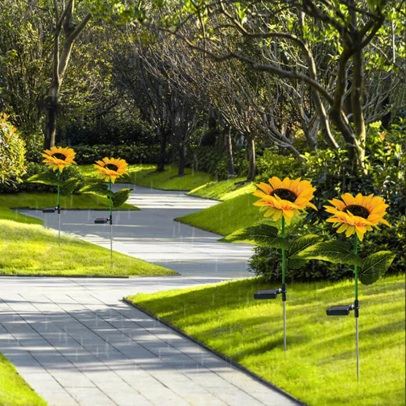 Éclairez votre jardin avec des tournesols solaires