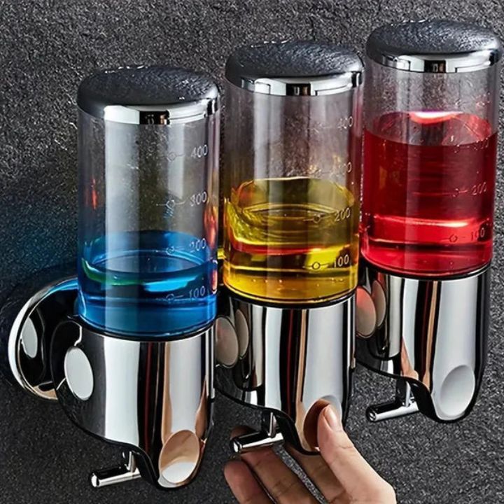 2-in-1 wall-mounted dispenser for an organized bathroom