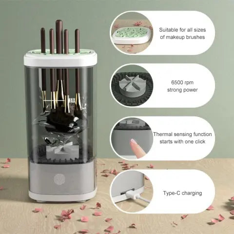 ブラシ用電動クリーナー、迅速かつ効果的