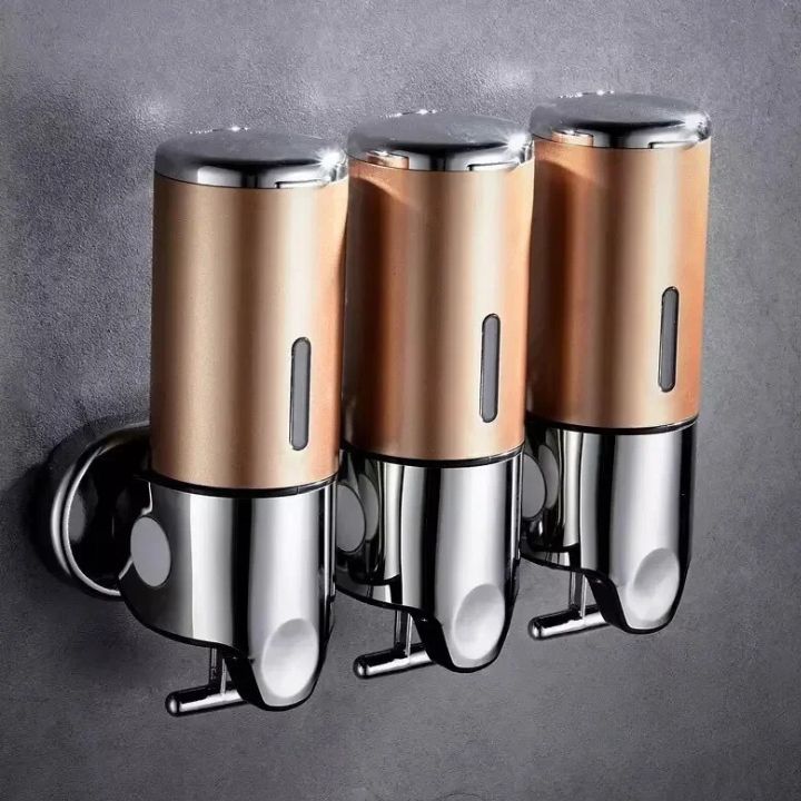 Distributore a muro 2-in-1 per bagno ordinato