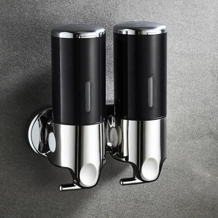 2-in-1 wall-mounted dispenser for an organized bathroom
