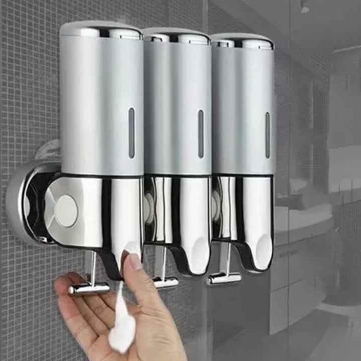 2-in-1 wall-mounted dispenser for an organized bathroom