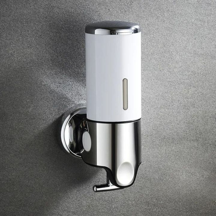 Distributore a muro 2-in-1 per bagno ordinato