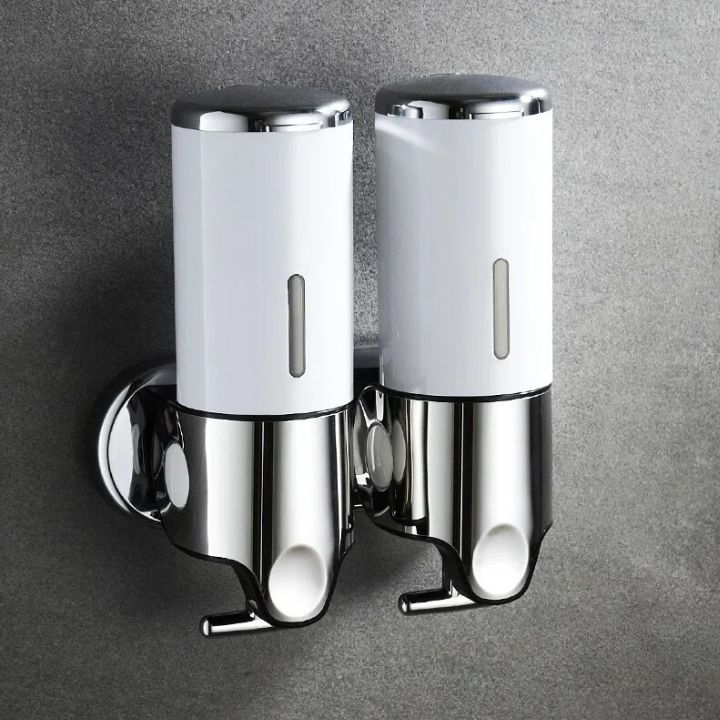 2-in-1 wall-mounted dispenser for an organized bathroom