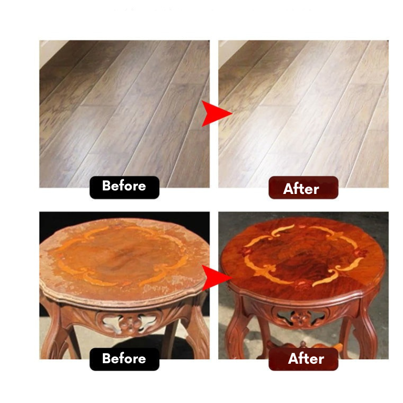 Naturlig tre rengjøringsmiddel – Skinne og beskyttede gulv