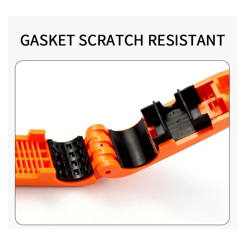 Express anti-theft lock for motorcycle and scooter handlebars