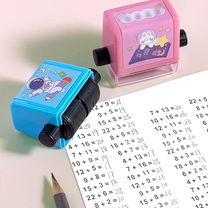 簡単に数学を学ぶための教育用スタンプ