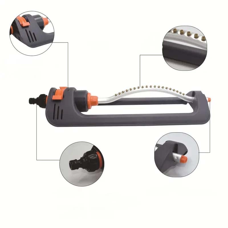 ממטרה oscillant עם טפטוף מתכוונן