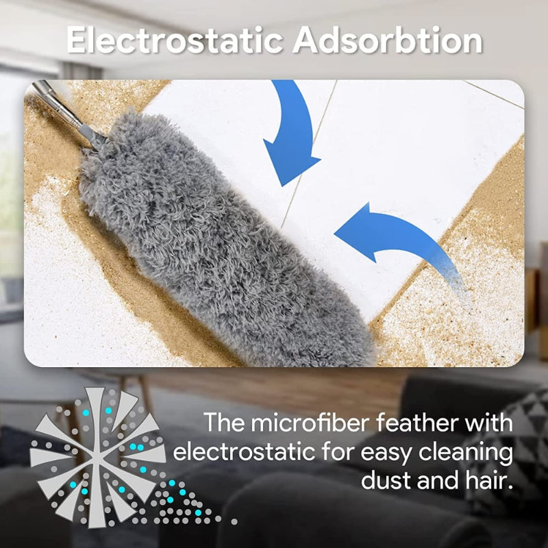 Clean high and far, more dust out of reach