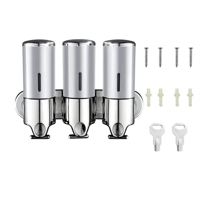 2-in-1 wall-mounted dispenser for an organized bathroom