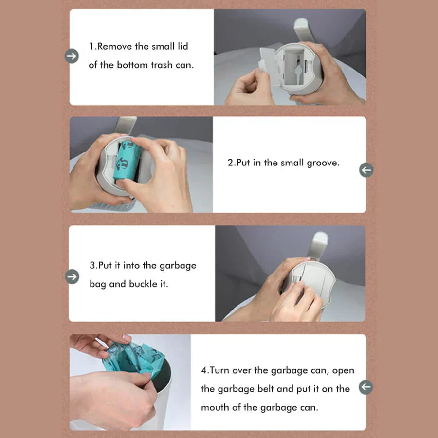 Praktická lopatka na podstielku so zabudovanými taškami