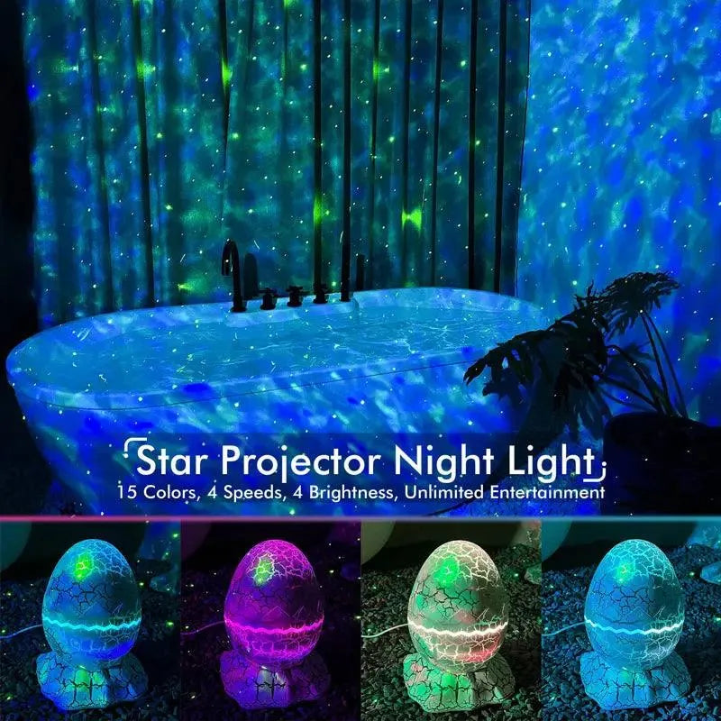Projecteur galaxie avec musique et télécommande