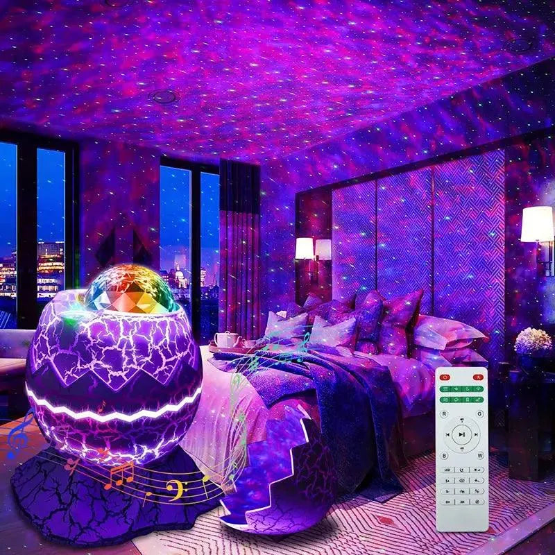 Projecteur galaxie avec musique et télécommande