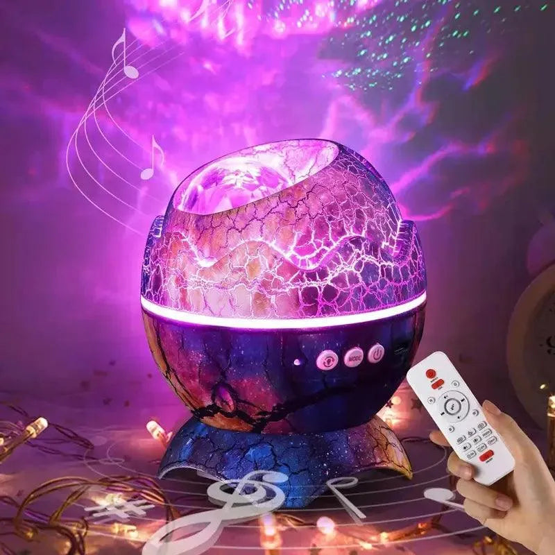 Projecteur galaxie avec musique et télécommande