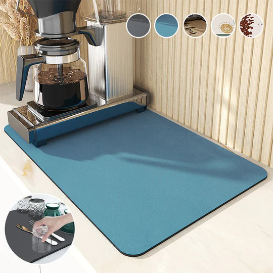 Alfombra de Drenaje Súper Absorbente: Cocina Limpia y Seca