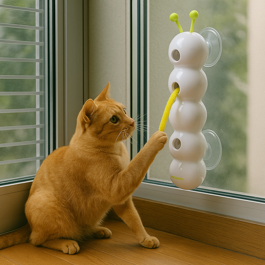Jouet mural intelligent pour chat actif et curieux