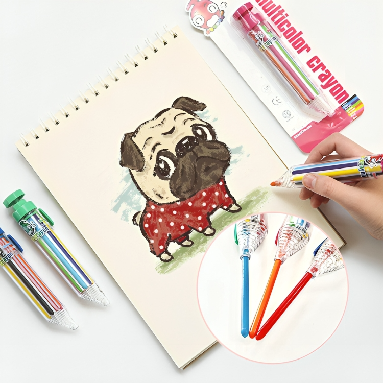 Bolígrafo 8 colores en 1 – Dibujo creativo instantáneo (x2)