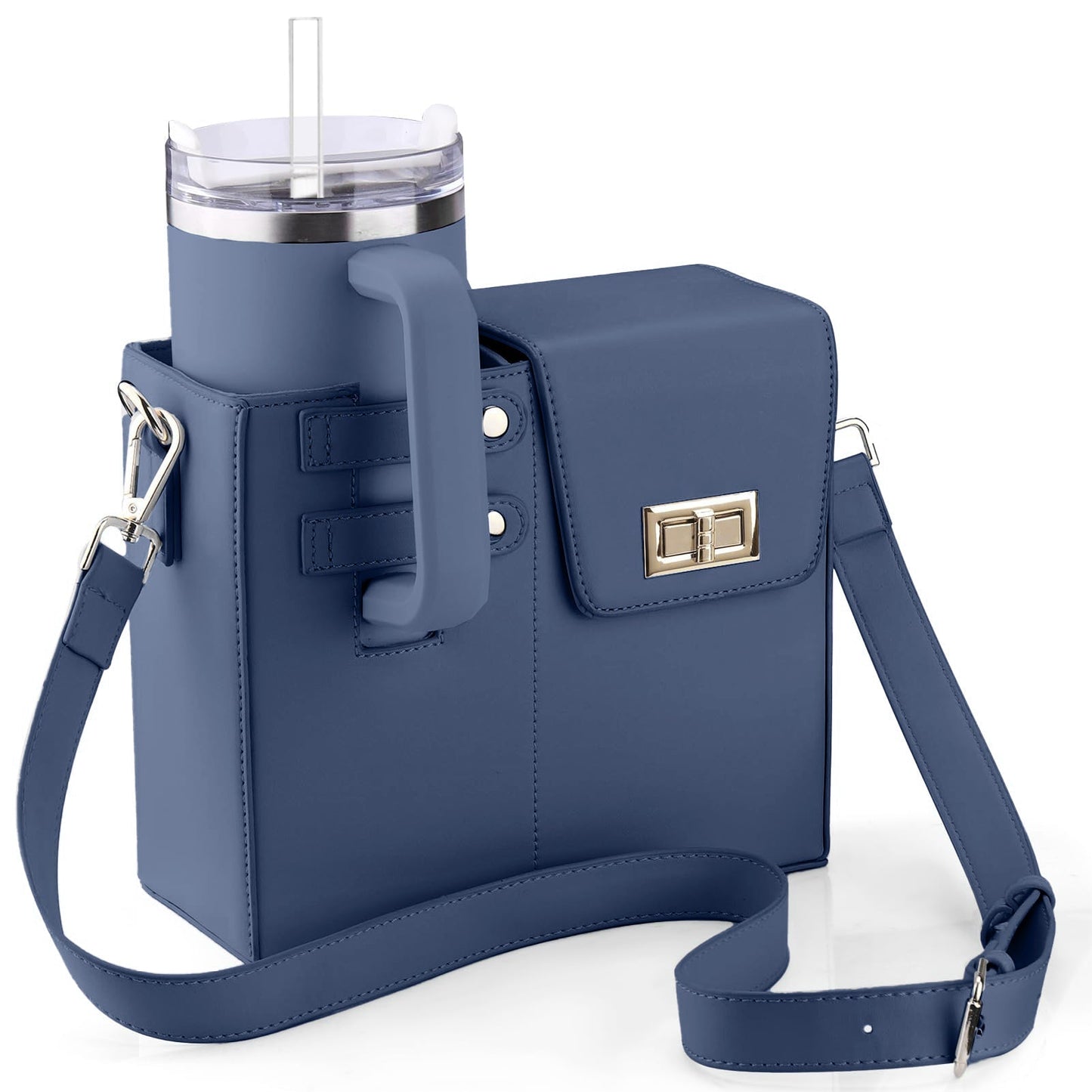 Sac chic avec porte-gobelet intégré pour femmes actives
