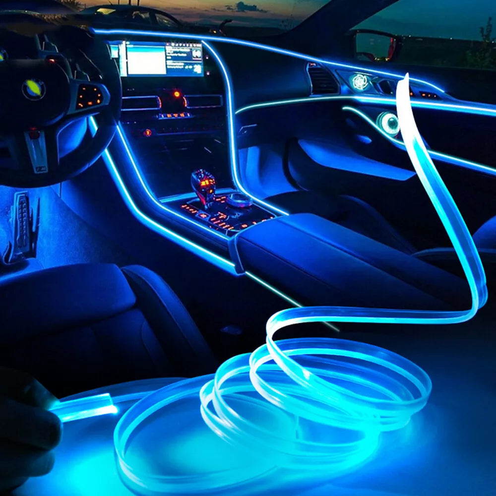 LED lighting for a stylish car interior
