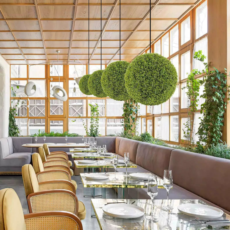 Naturlig eleganse uten vedlikehold for rommene dine (x2)