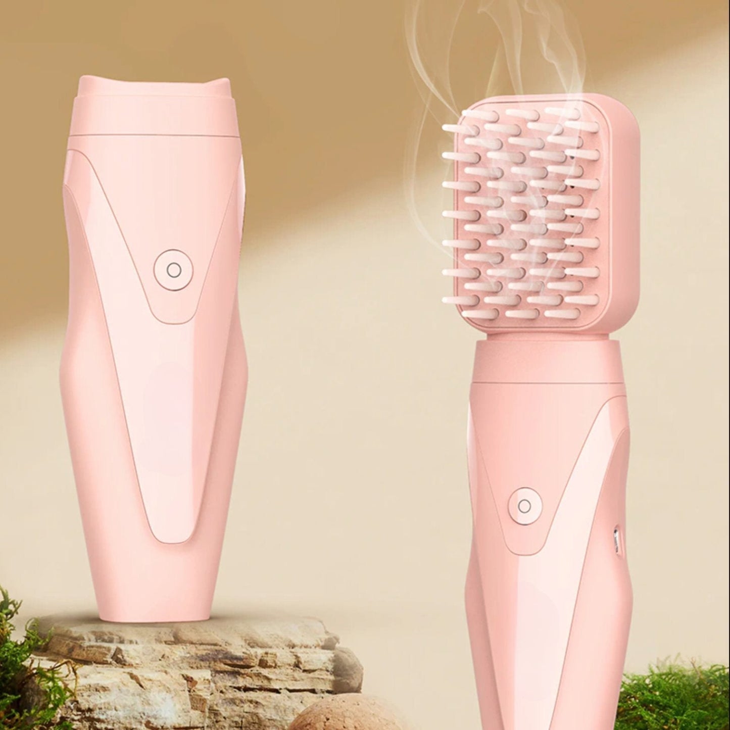 Spazzola riscaldata a vapore per capelli lisci perfetti