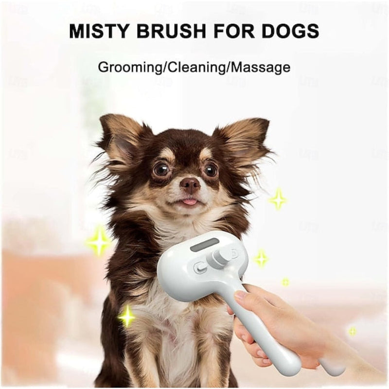 Brosse massante 2-en-1 pour un pelage éclatant