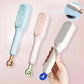 Brosse chauffante lissante pour cheveux doux et brillants