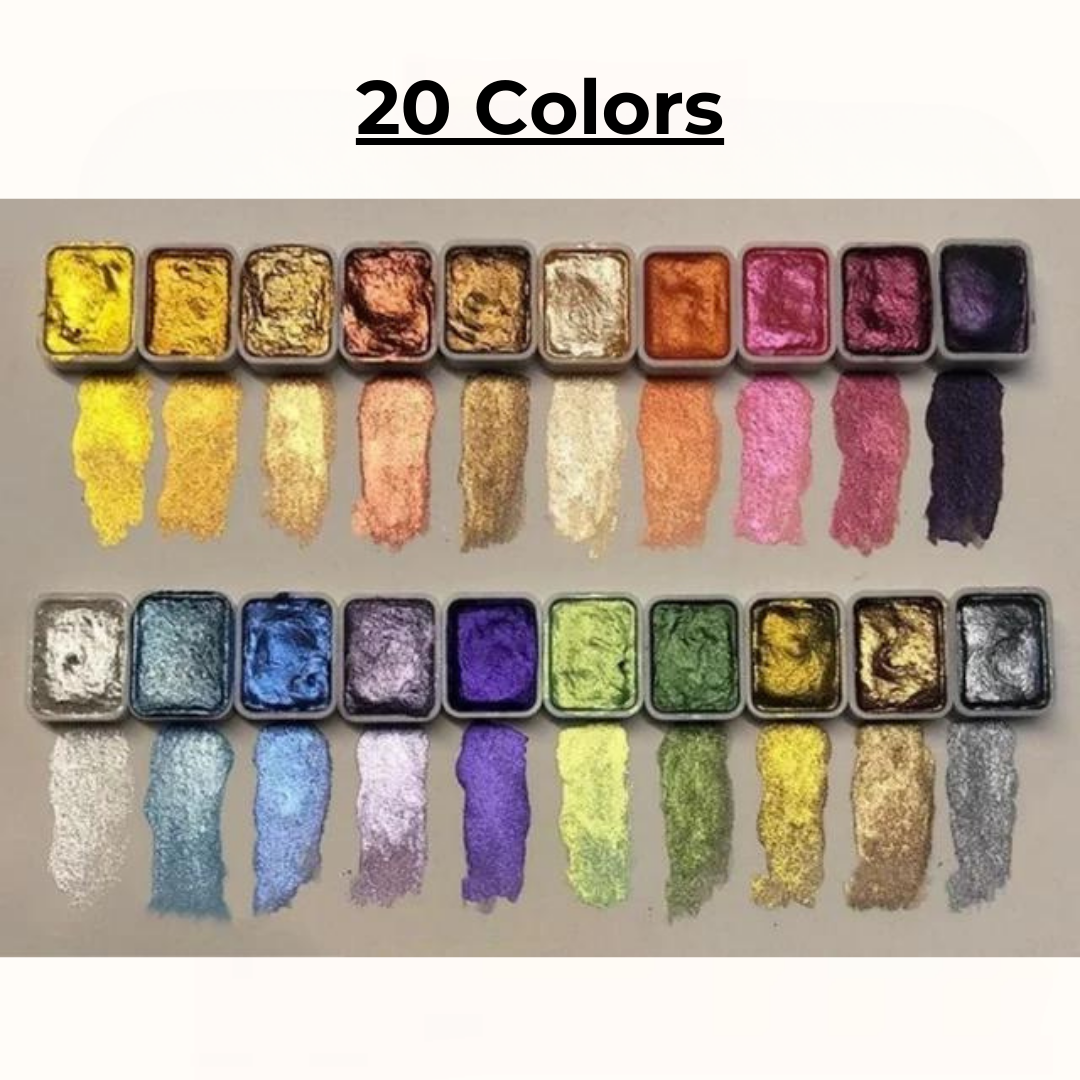 Perle aquarelle – Intenzivní lesk a zářivé odstíny 