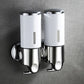 2-in-1 wall-mounted dispenser for an organized bathroom 