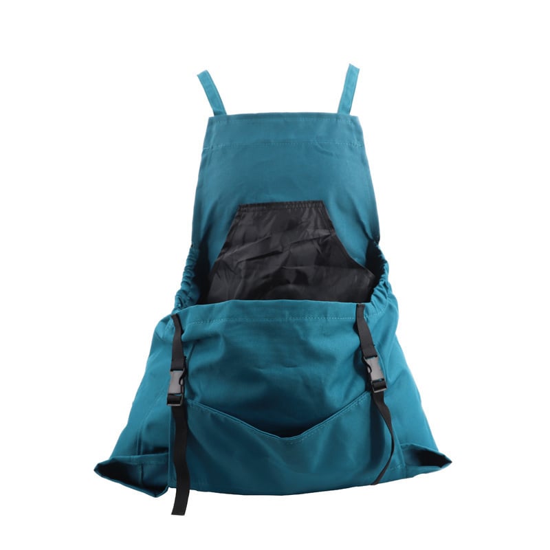 Practical gardening apron with large harvest pocket 