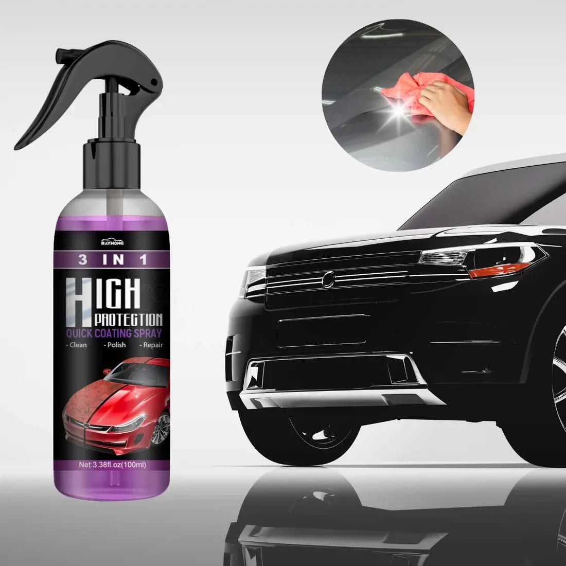 Azonnali ragyogás és védelem egyetlen spray-ben 