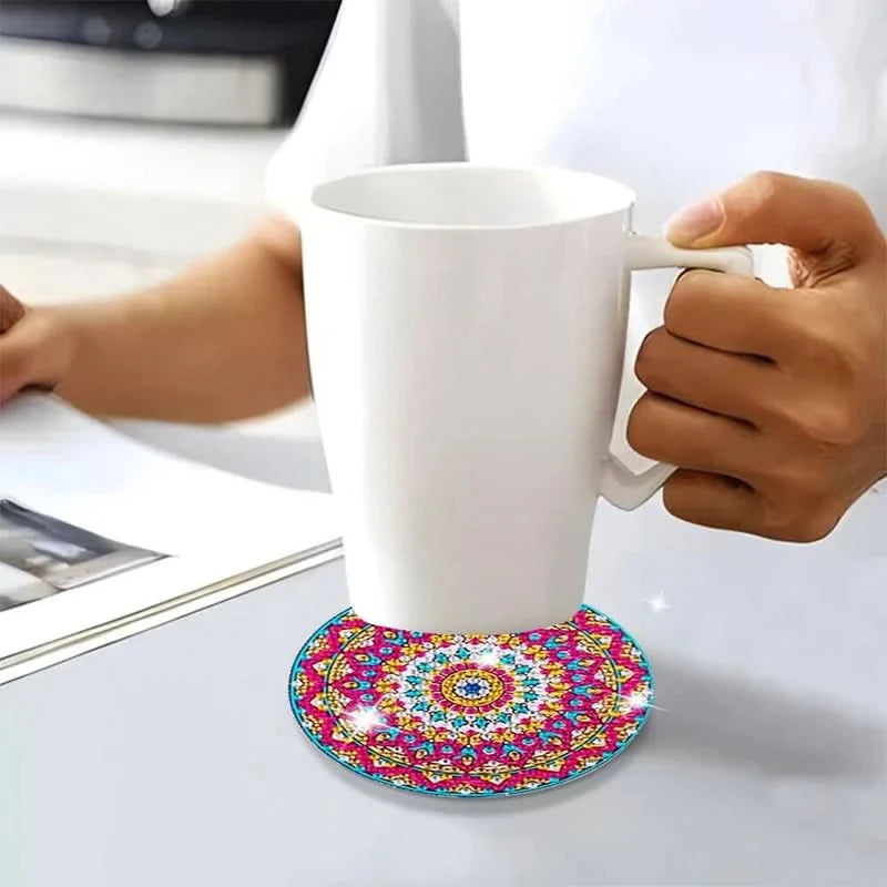 Sada podtácků DIY s kamínky 