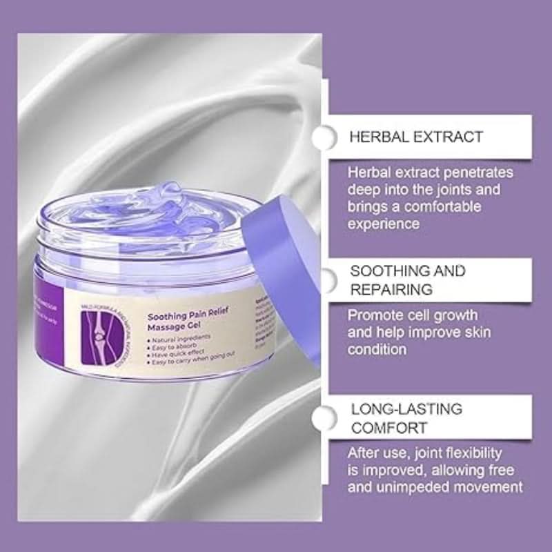 Gel lenitivo naturale per alleviare dolori e tensioni 