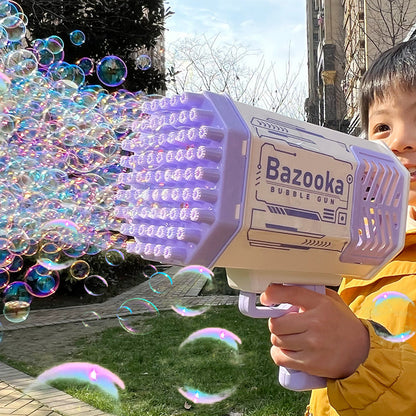Pistola de burbujas recargable 