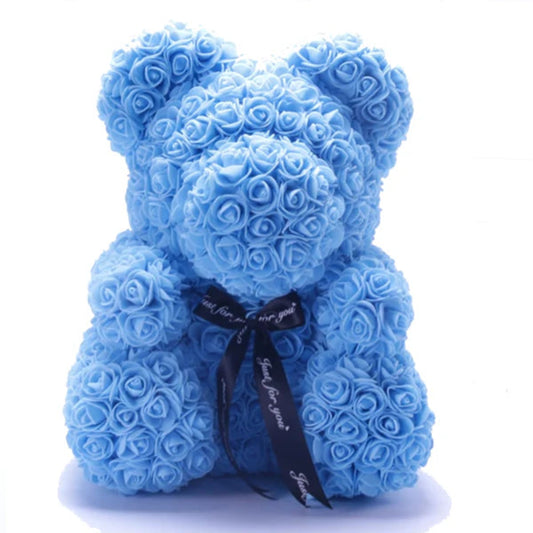 Un osito de flores para emociones eternas