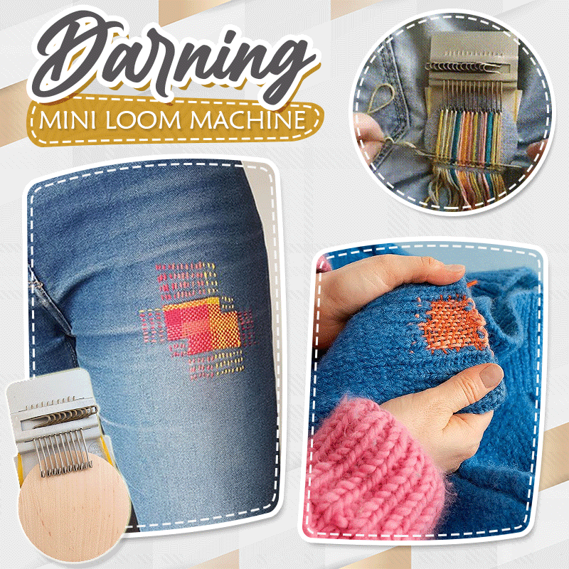 Réparez vos vêtements rapidement avec ce mini métier à tisser