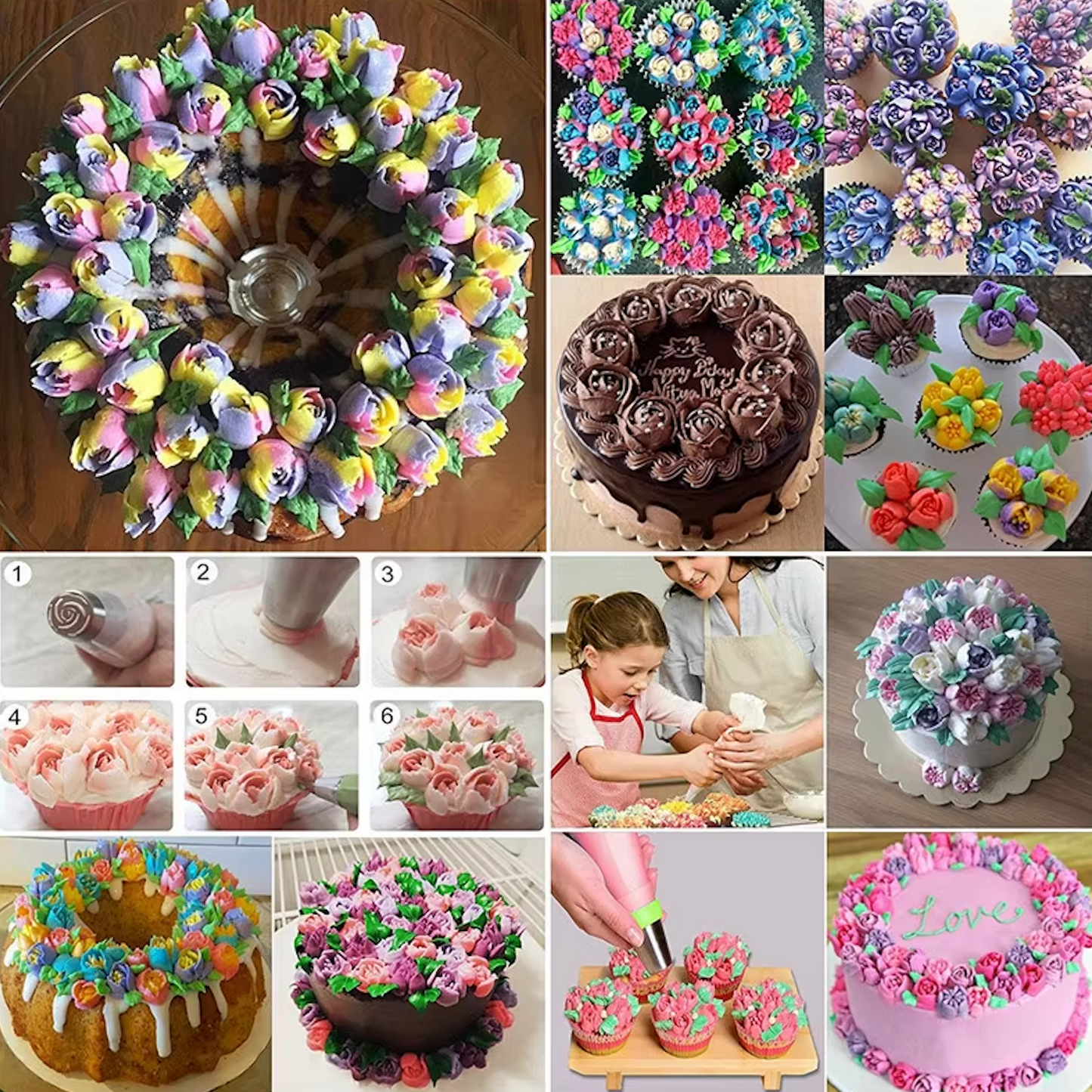 Kit de décoration pâtissière - Créations gourmandes et précises