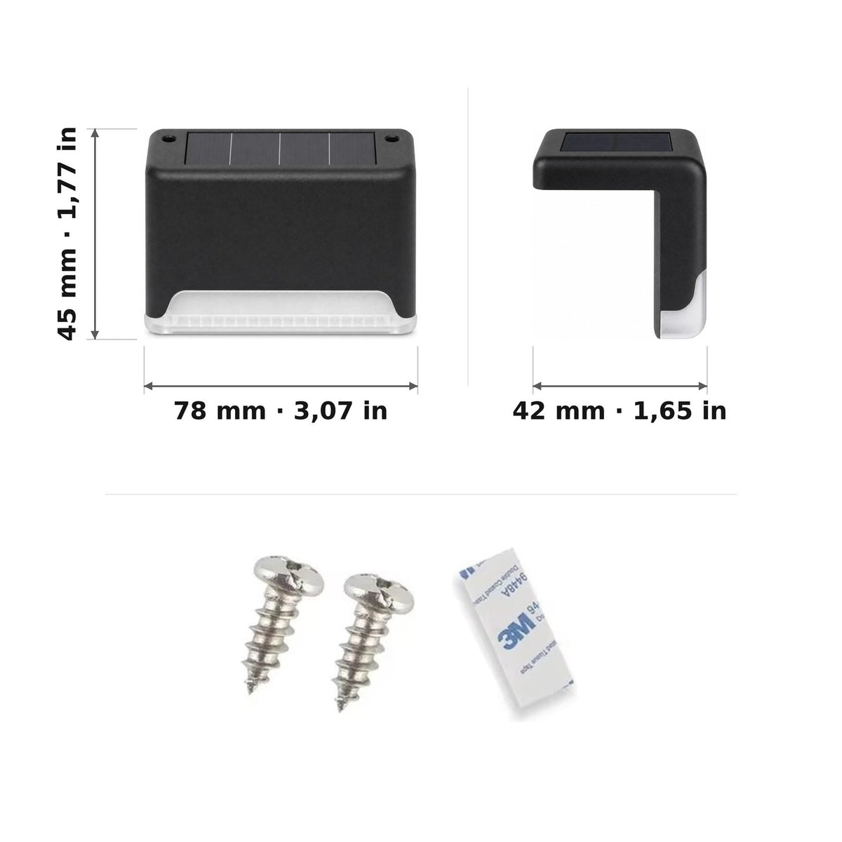 Ultraerőteljes napelemes LED lámpa kültéri használatra 