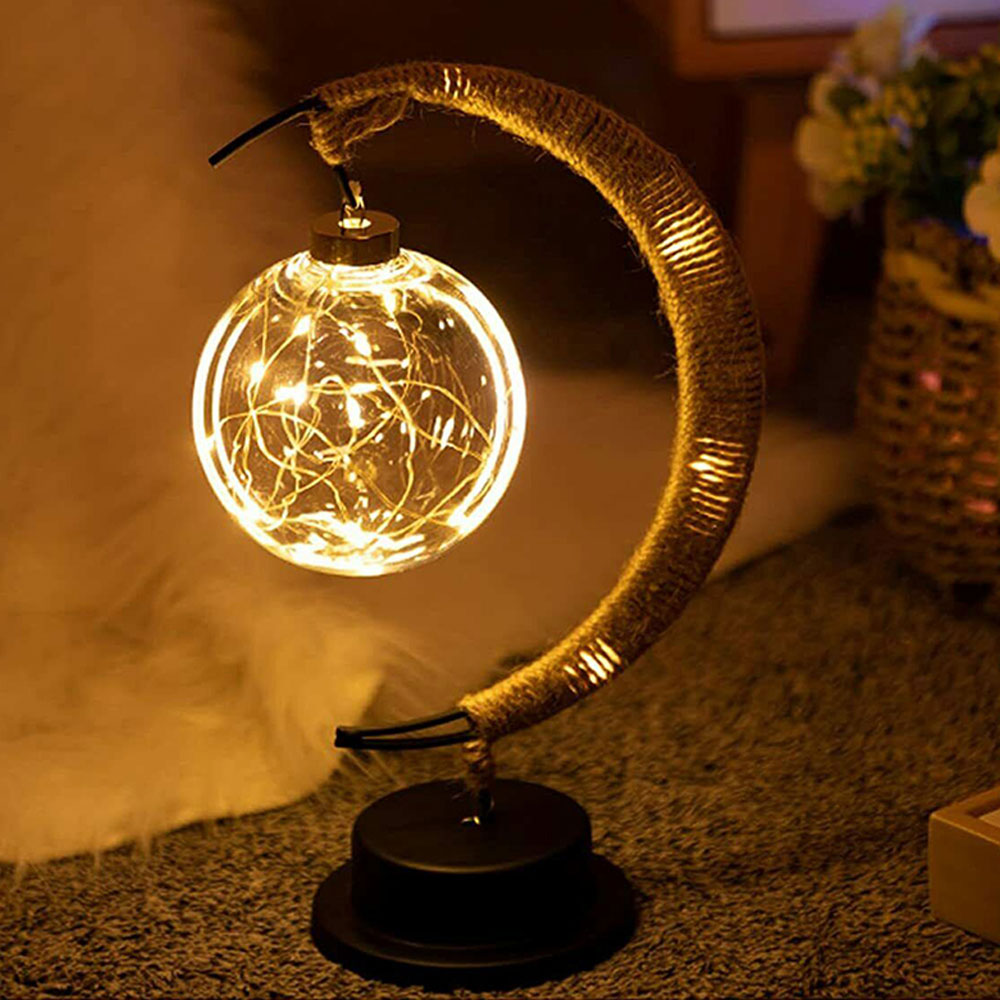 Hängende Mondlampe für eine zauberhafte Atmosphäre 