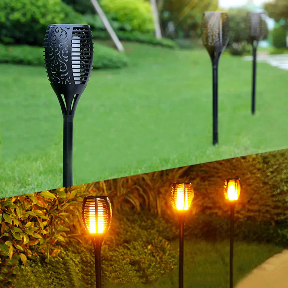 LED ηλιακός φακός – Ρεαλιστική φλόγα χωρίς φωτιά 