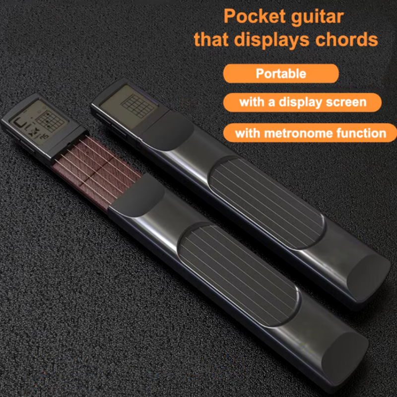 Prenosná gitara na cvičenie kdekoľvek 