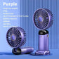 Powerful mini fan with smart LED display 