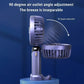 Powerful mini fan with smart LED display 