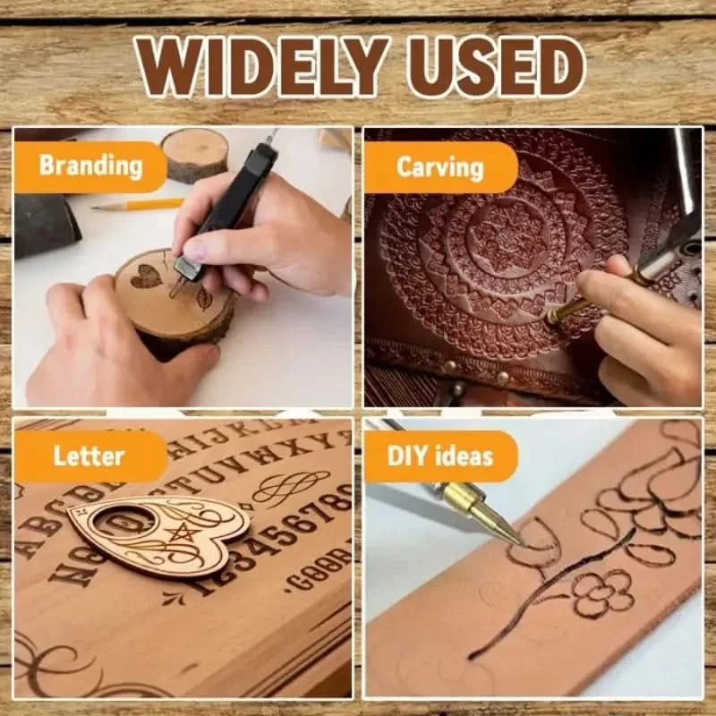Houtpyrografie set voor kunstenaars 