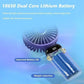 Powerful mini fan with smart LED display 