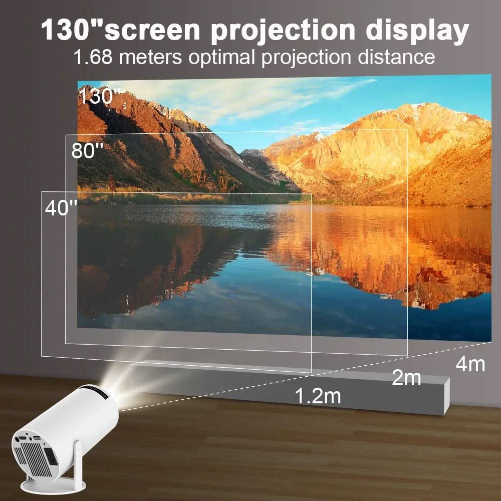Un proyector compacto que transforma tu pared en cine 