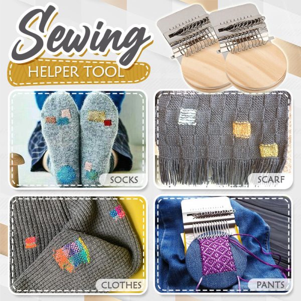 Réparez vos vêtements rapidement avec ce mini métier à tisser