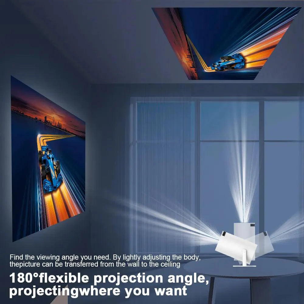 Un projecteur compact qui transforme votre mur en cinéma