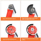 Adjustable angle grinder support for maximum safety 